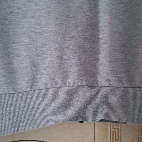 Fleece zip-up jacket used, gray, sizes L and XL