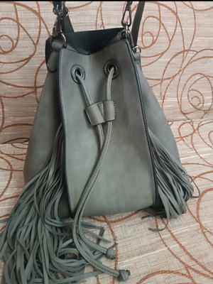 Gray women's bucket bag new shoulder