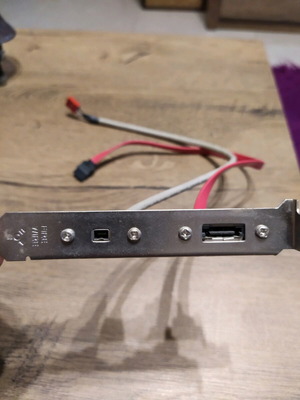 SATA and Firewire output used, computer extension cables