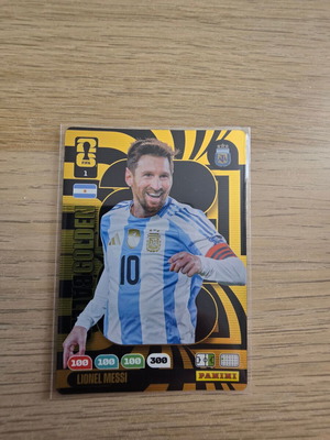 Lionel Messi Golden Baller #001 κάρτα FIFA World Cup 2026 Adrenalyn XL