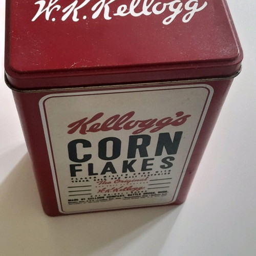 Kelloggs collectible metal tin like new