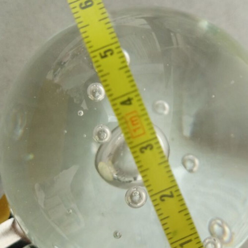 Set of 2 glass knobs