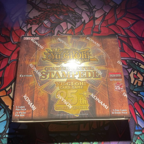 Yu-Gi-Oh Quarter Century Stampede booster box sealed