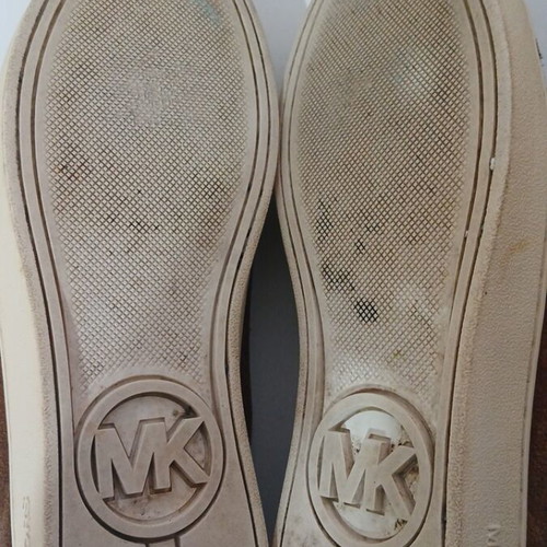 Michael Kors women's sneakers suede used, brown, size 36