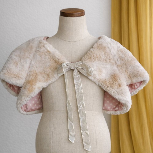 Dondup vest used eco fur with silk lining