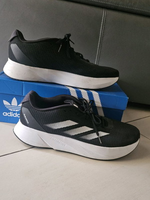 Adidas Duramo SL running shoes size 46 like new, black