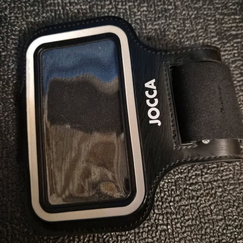 Jocca black fitness armband and waterproof phone case like new