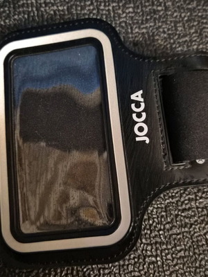 Jocca black fitness armband and waterproof phone case like new