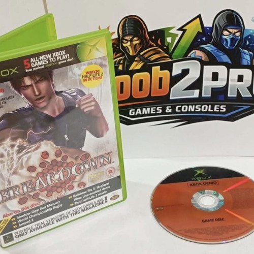 Breakdown Xbox Classic Demo Disc used with original case