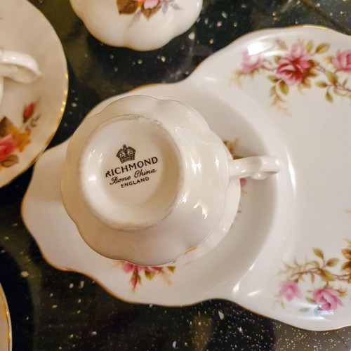 Richmond England coffee set 7 pieces like new, 150ml cups