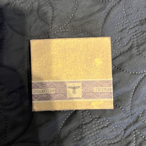 WWII cigarette box