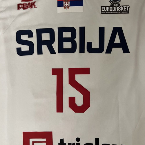 Nikola Jokic Serbia National Team Basketball Jersey, Medium