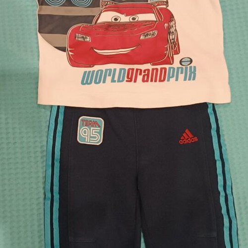 Adidas Cars McQueen toddler set 1.5-2 years