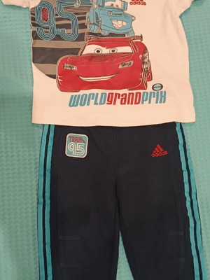 Adidas Cars McQueen toddler set 1.5-2 years