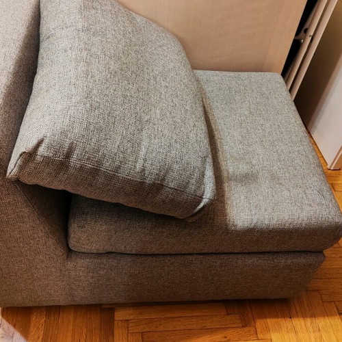 Gray armchair minimal design like new