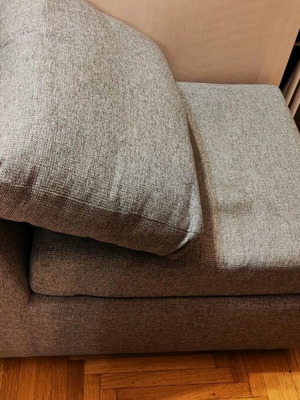 Gray armchair minimal design like new