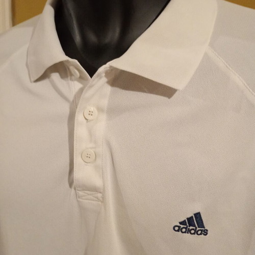 Adidas vintage tennis polo 2003 size L like new, white