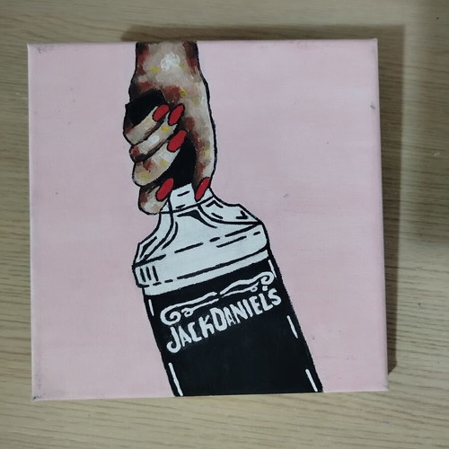 Jack Daniels canvas handmade, like new