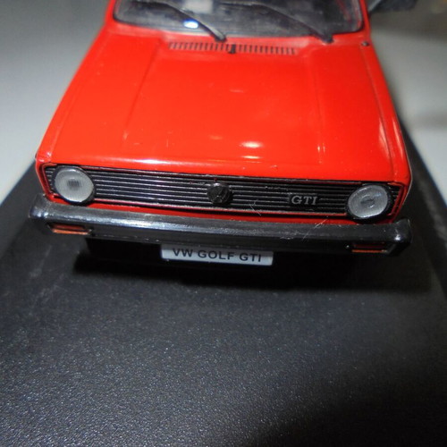Volkswagen Golf GTI 1976 red miniature car new