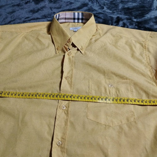 Men's Shirt Large ochre color cotton new
