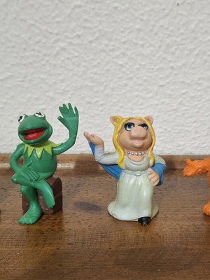 The Muppets Show vintage 70s figures set used, 4 pcs, PVC