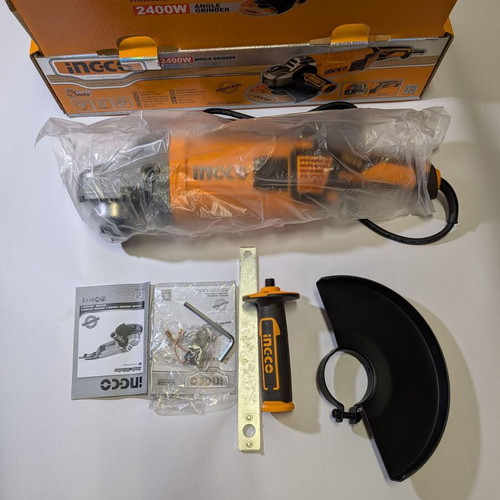 Ingco Angle Grinder 230mm 2400W AG24008E new