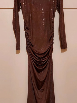 Vasia Kostara dress new, brown evening