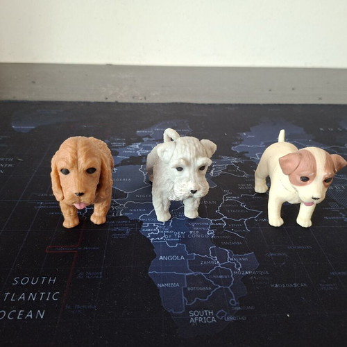 Just Toys Dress your Puppies collection used, Series 2, dog miniatures