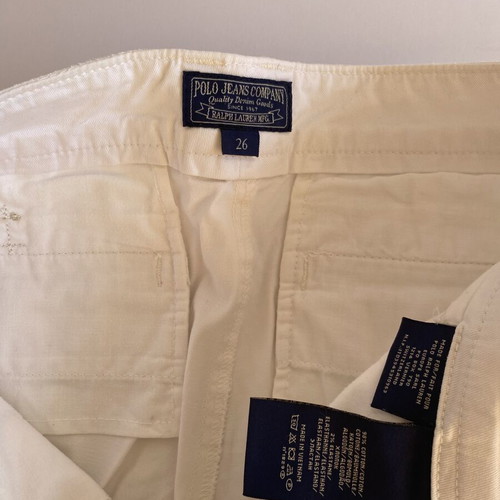 Polo Jeans Company Ralph Lauren White Pants Size 26 Like New