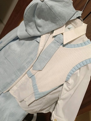 Baby boy blue suit new, size 18-24 months