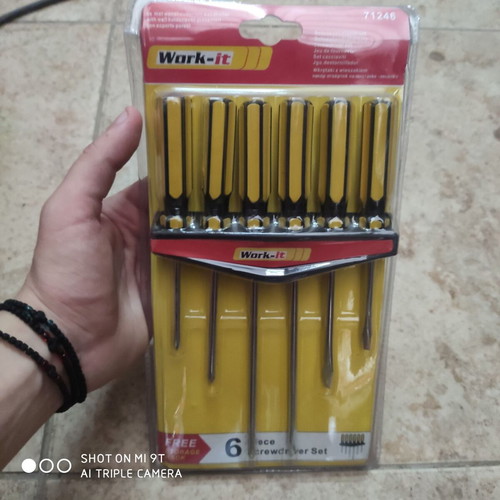 Screwdriver set 6 pieces new