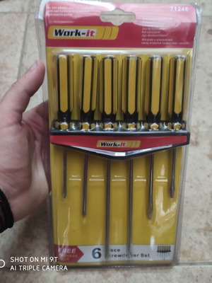 Screwdriver set 6 pieces new