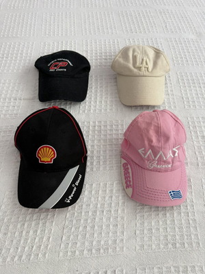 Hats set like new, pack of 4, one size