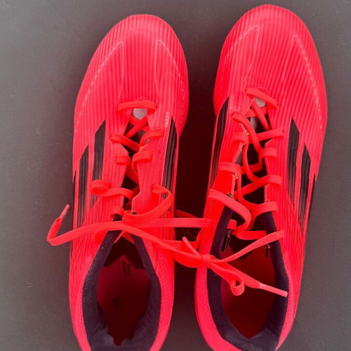 Adidas F50 League Firm/Multi-Ground Boots like new, men's size 44.5, red pink