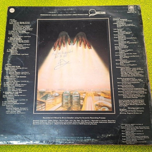 The Brothers Johnson Light Up The Night LP μεταχειρισμένο, R&B Soul