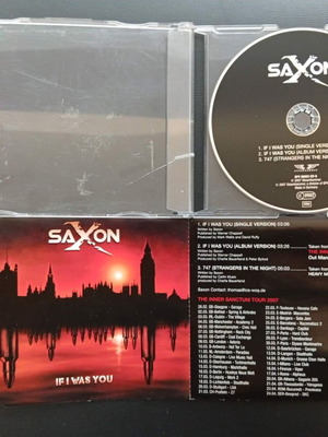 SAXON If I Was You CD Single like new, metal