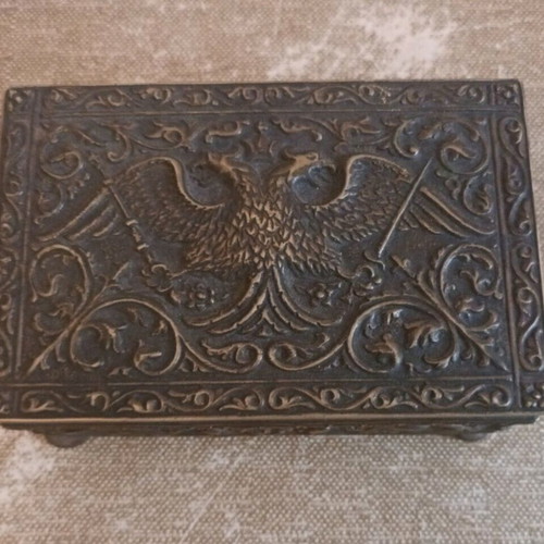 Antique Jewelry Box 1950 used, 13x9x5 cm