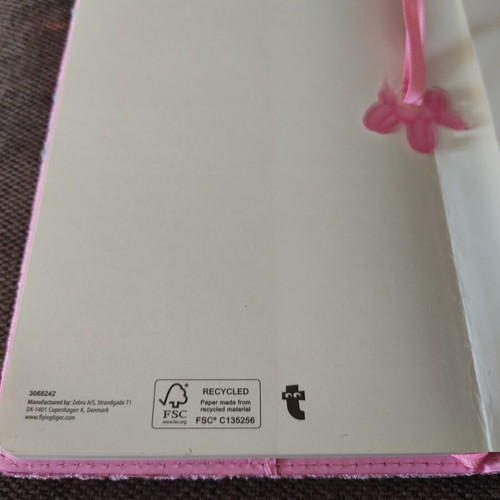 Luxury notebook new with 80 pages and velvet texture