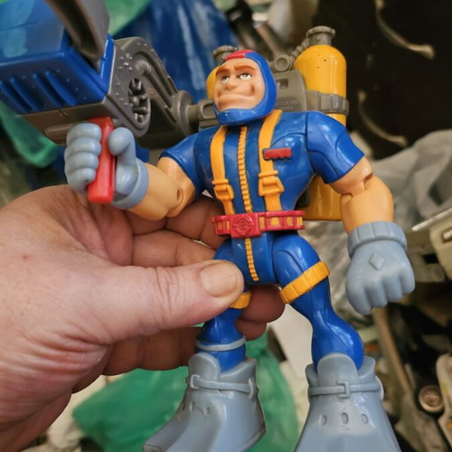 Φιγούρα Fisher Price Rescue Heroes Gil Gripper καταδυτής μεταχειρισμένη