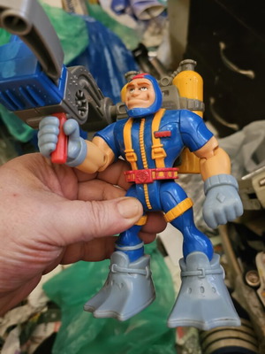 Φιγούρα Fisher Price Rescue Heroes Gil Gripper καταδυτής μεταχειρισμένη