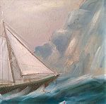  θαλασσογραφία του ζωγράφου - λογοτέχνη Λάζαρου Κλεινου (1914 -2009)