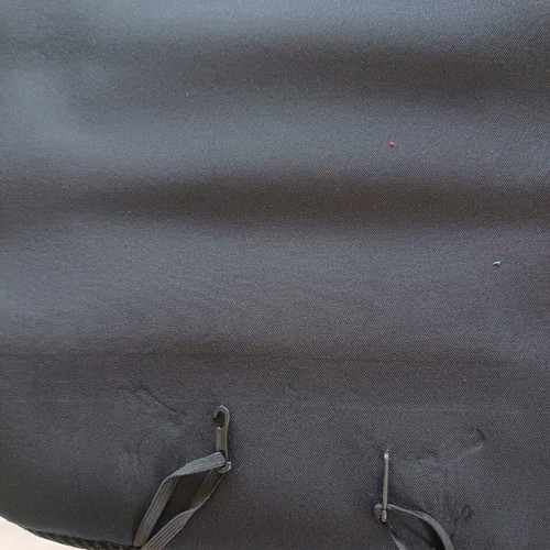 Autoline Bamboo BB Slide Car Seat Mat used, black red