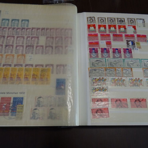 KABE Germany stamp collection in large foldable album, 32 pages