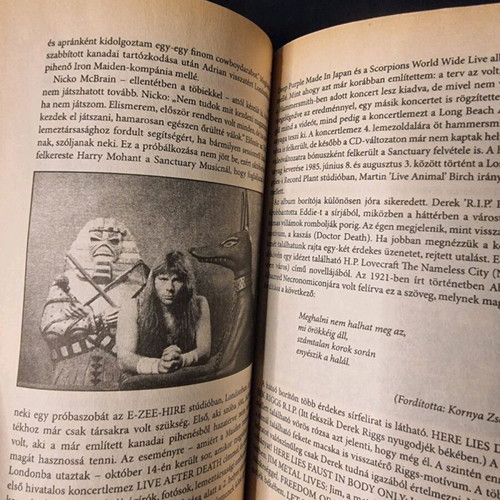 Iron Maiden Live After Death book like new