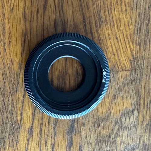 C-Mount Lens Adapter (C-EOS M) like new
