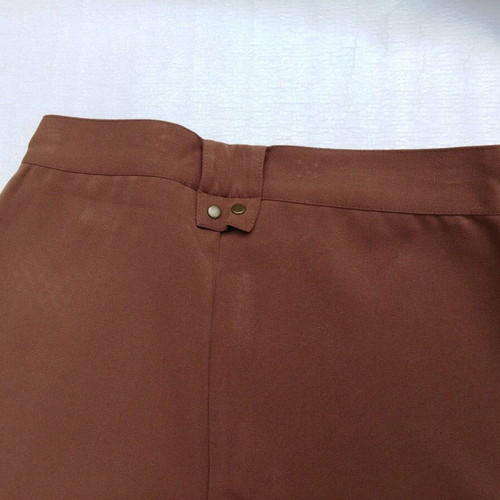 Women's fabric pants brown like new, size XXS