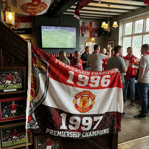 Vintage Premiership Champions 1996 Football Flag like new