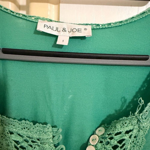 Paul&Joe Women's Green Blouse S used, cotton