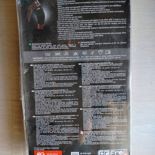 Dr Frei Pro reinforced elbow brace new