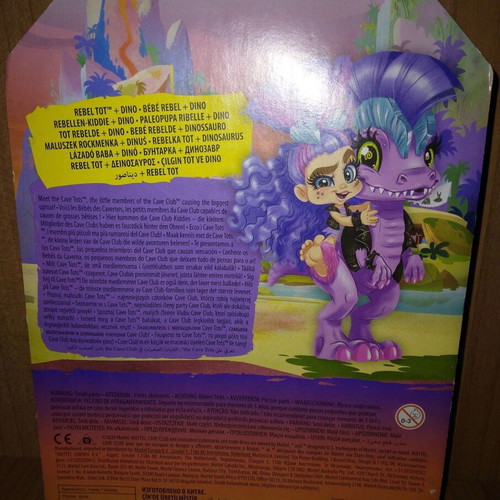 Mattel 2021 Cave Club tots Rebel Tot & Dino doll new